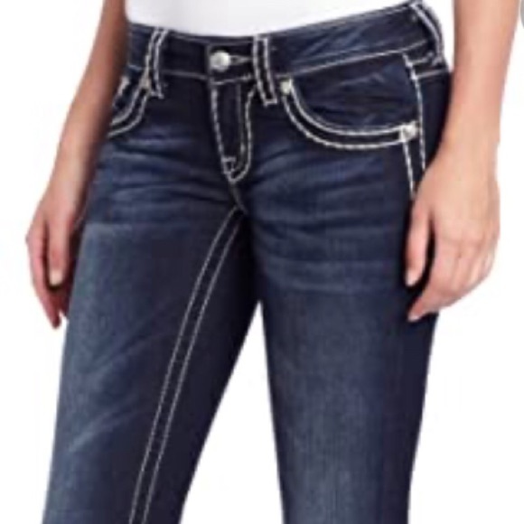 MISS ME• EASY BOOT DARK WASH • Size 27• - Picture 3 of 15